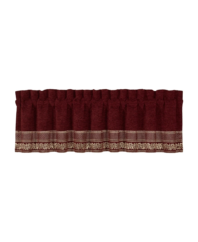 J Queen New York Laurenza Window Straight Valance, 18" x 88"