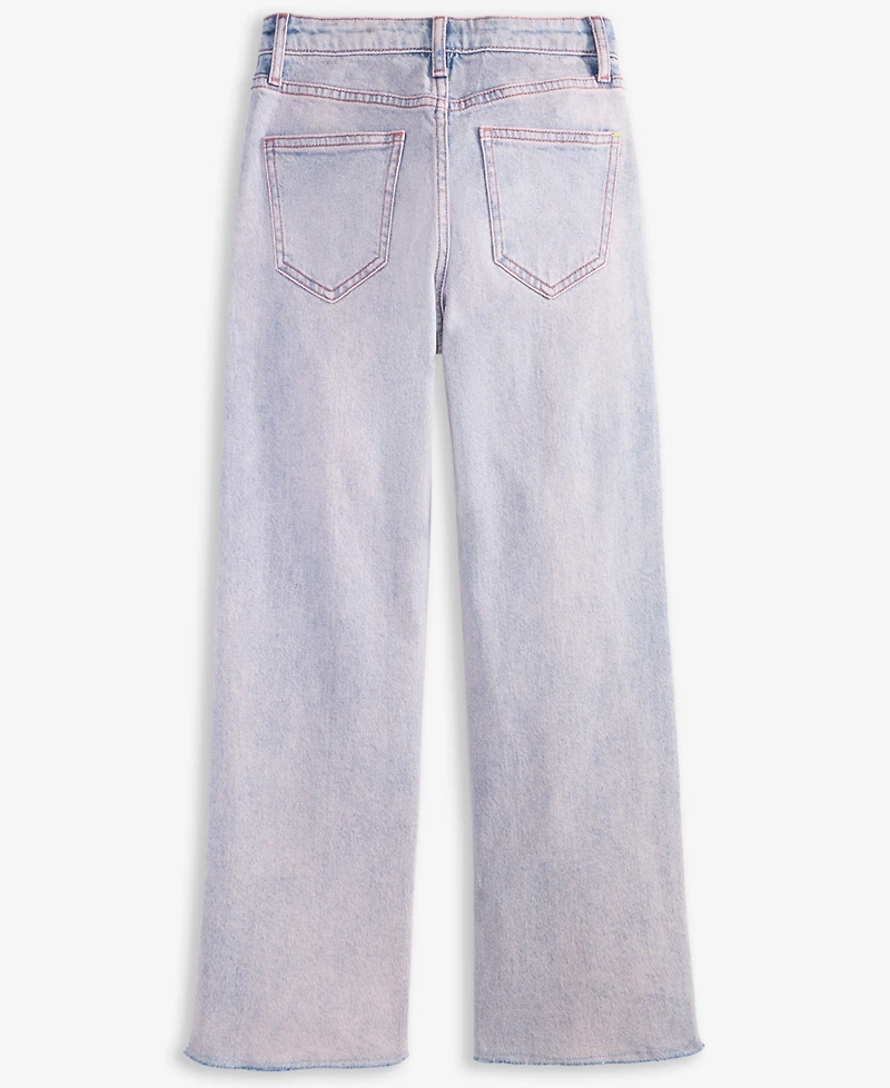 Epic Threads Little & Big Girls Indigo Wide-Leg Crop Jeans, Exclusively at Macy's
