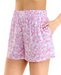 Roudelain Women's Pullover Boxer Short with Patch