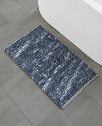 French Connection Space Dye Chunky Chenille Bath Rug