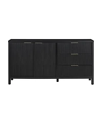 Minimalist Wave Sideboard - Entryway/Living Room Storage