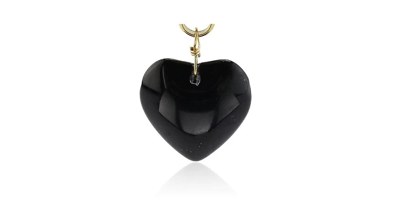 Glass Heart Earring