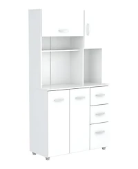 Wooden Kitchen Storage Cabinet for Pantry and Home Organization