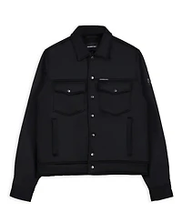 Members Only Men's Soft Shell Shirt Jacket