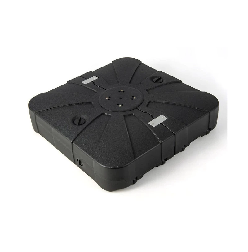 33.5 x 33.5 Inch Fillable Cantilever Umbrella Base with Wheels