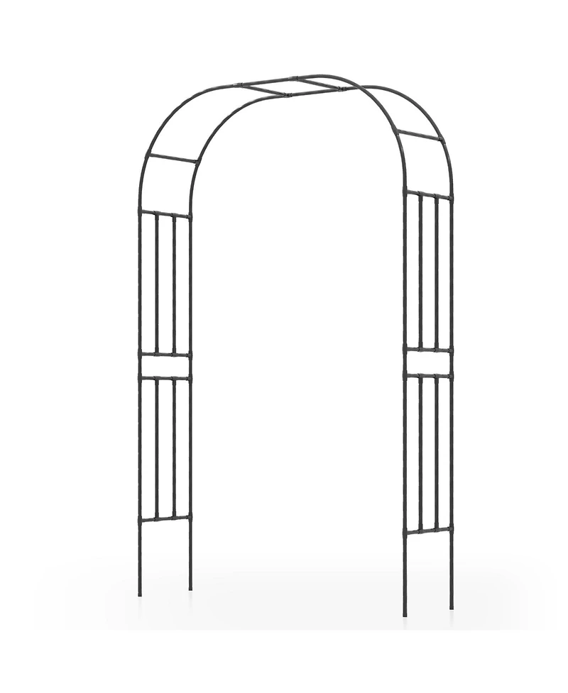 Outdoor Metal Garden Arch Trellis for Climbing Plants Grape Vine Flower