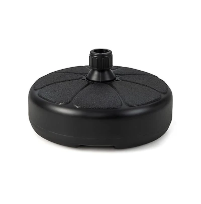 27 lbs Fillable Round Umbrella Base Stand for Yard Garden Poolside