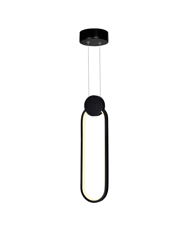 Cwi Lighting 17" Metal Pulley 4 in Led Mini Pendant