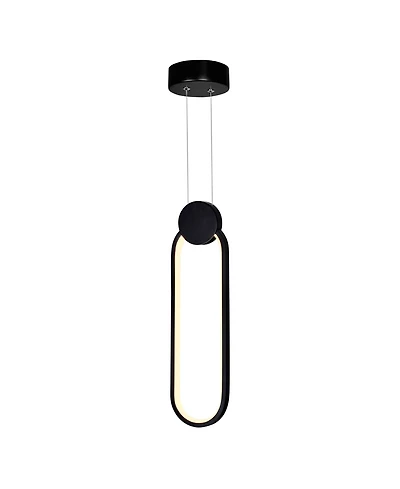 Cwi Lighting 17" Metal Pulley 4 in Led Mini Pendant