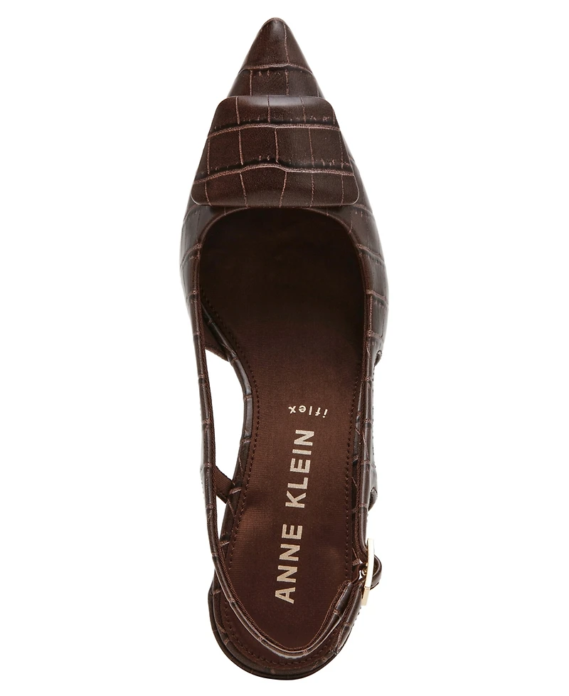 Anne Klein Women's Renetta Slingback Block Heel Pumps