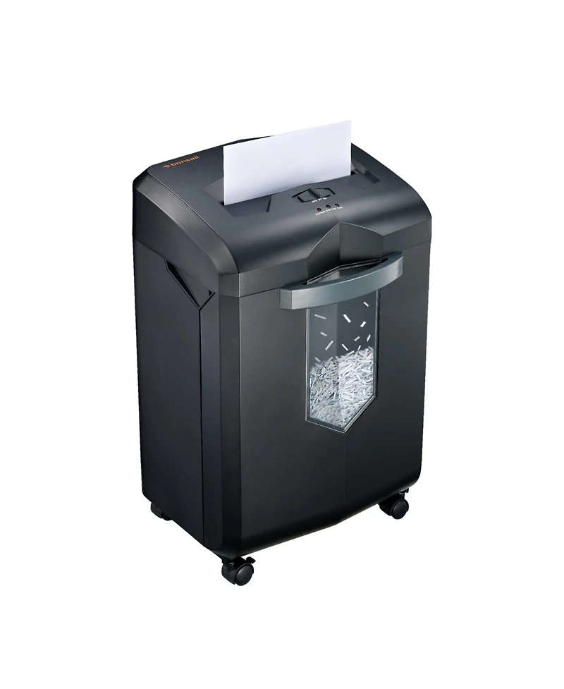 Bonsaii Paper Shredder, 18-Sheet 60-Minutes Shredder for Office Heavy Duty Cross-Cut Shredder with 6 Gallon Pullout Basket 4 Casters