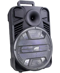 Portable 12" 3,000 Watt Bluetooth Party Speaker with Disco Light