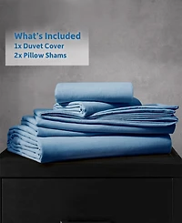 Nestl Ultra Soft Prewashed 3-Pc. Duvet Cover Set