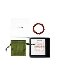 Manifest Collection | Confidence — Red Crystal Beaded Bracelet