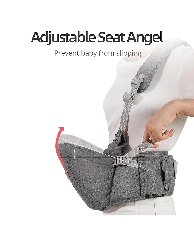 Sunveno One Shoulder Ergonomic Baby Hip Seat Carrier