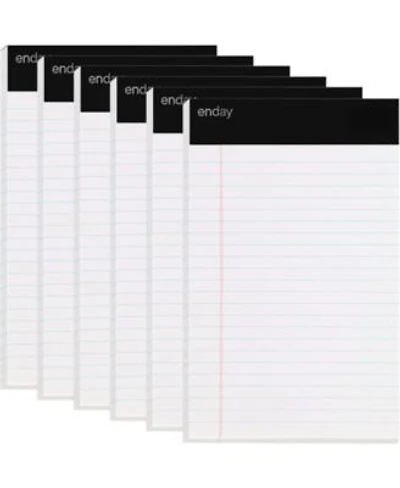 Jr. Legal Pad Small Note Pads Legal Ruled Writing Pad. Perforated Edge. 5 X22 X 8 X22 Canary Yellow Universal 50 Sheets Per Pad Pack Of 6