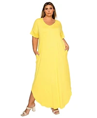 L I V D Plus Scarlett Maxi Pocket Dress