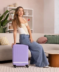 florence by mills x Delsey Paris 20" Spin Me Away Expandable Carry-On Spinner Upright