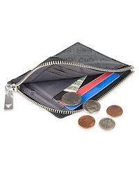 Guess Men's Rfid Quatro G Zip Around Card Case Wallet