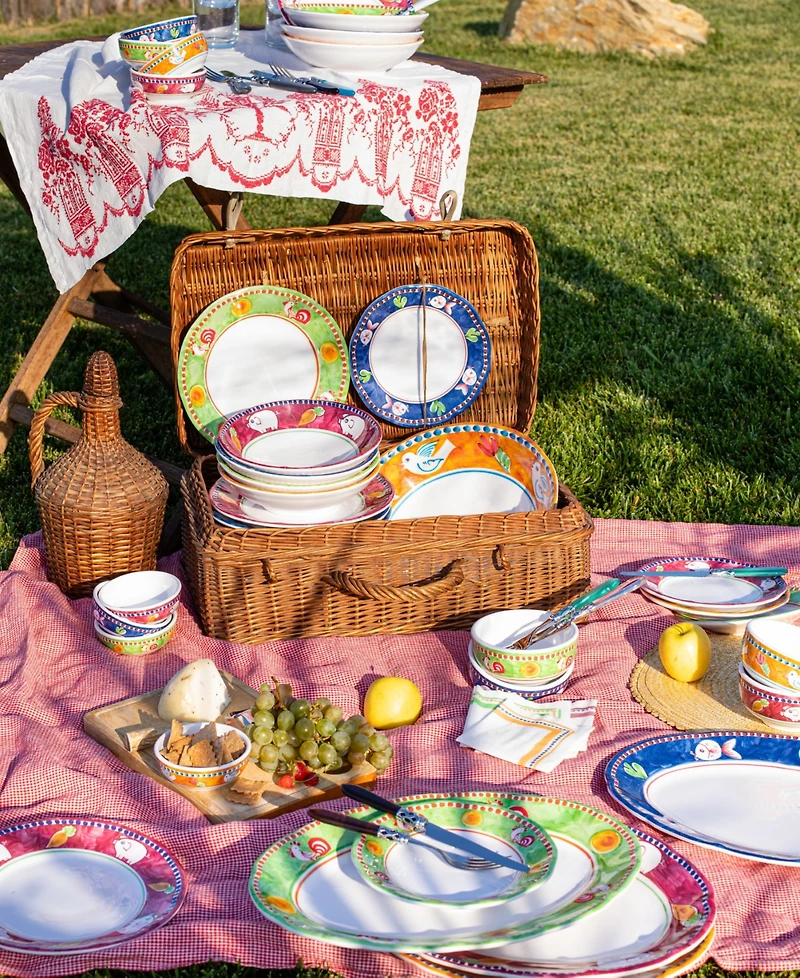Vietri Melamine Campagna 16 Pc. Dinnerware Set, Service for 4