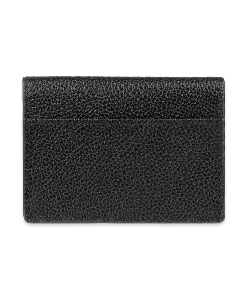Guess Men's Rfid Tonal Gusset Card Case Wallet