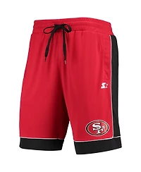 Starter Men's Scarlet/Black San Francisco 49ers Fan Favorite Fashion Shorts