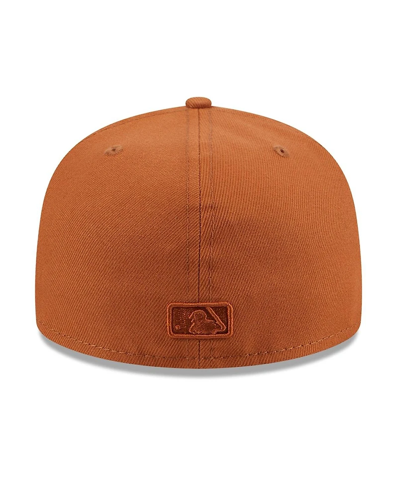 New Era Men's Brown Chicago Cubs Spring Color 59FIFTY Fitted Hat