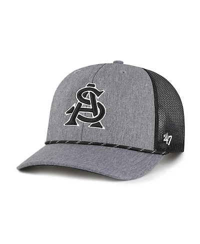 '47 Brand Men's Gray Arizona State Sun Devils Carbon Rope Adjustable Hat