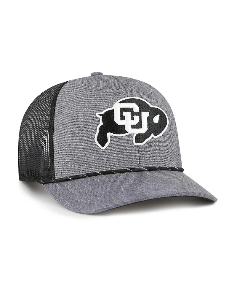'47 Brand Men's Gray Colorado Buffaloes Carbon Rope Adjustable Hat
