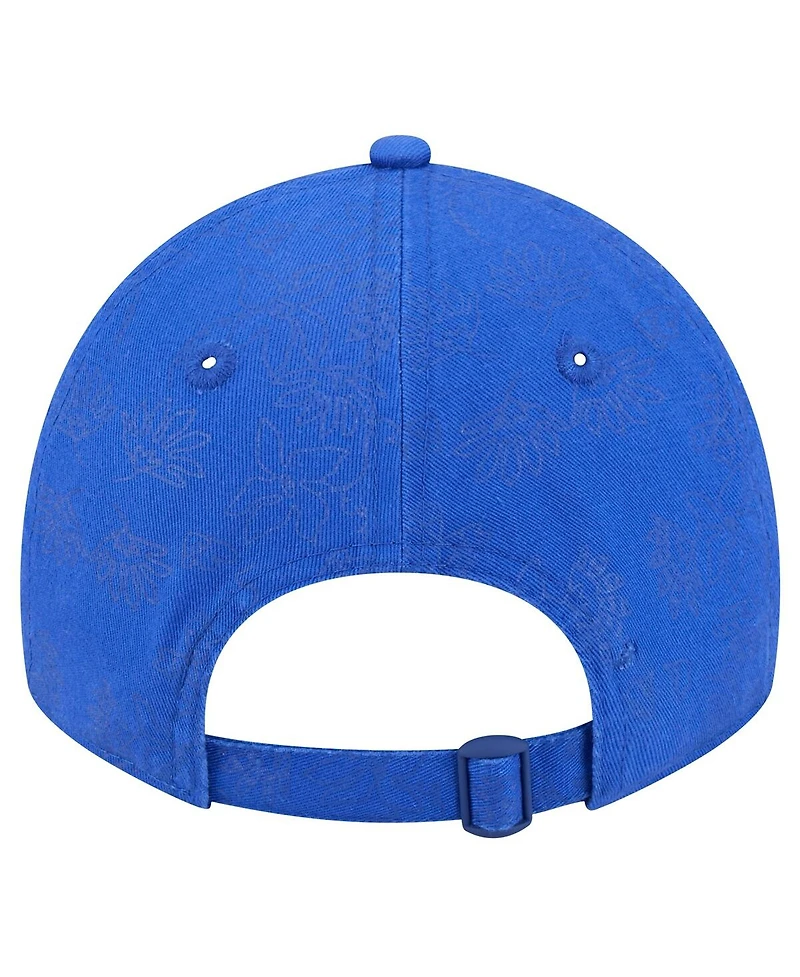 New Era Women's Royal Toronto Blue Jays Tonal Floral 9TWENTY Adjustable Hat