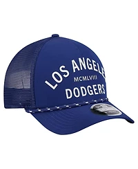 New Era Men's Royal Los Angeles Dodgers Minimalist 9FORTY A-Frame Adjustable Hat