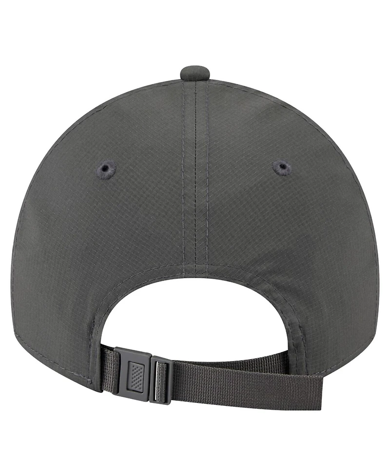 New Era Men's Charcoal Dallas Mavericks Active Ripstop 9TWENTY Adjustable Hat