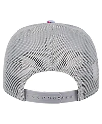 New Era Men's Light Blue/Gray Denver Nuggets Adventure Aloha Pattern 9SEVENTY Stretch-Snap Hat