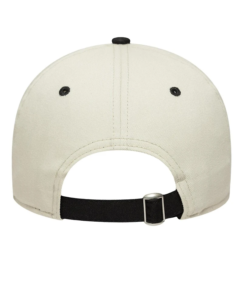 New Era Men's Light Beige/Black Celtic Contract 9TWENTY Adjustable Hat