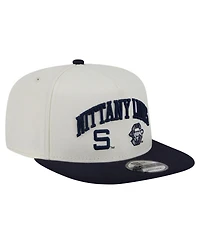New Era Men's White Penn State Nittany Lions Collegiate 9FIFTY A-Frame Snapback Hat