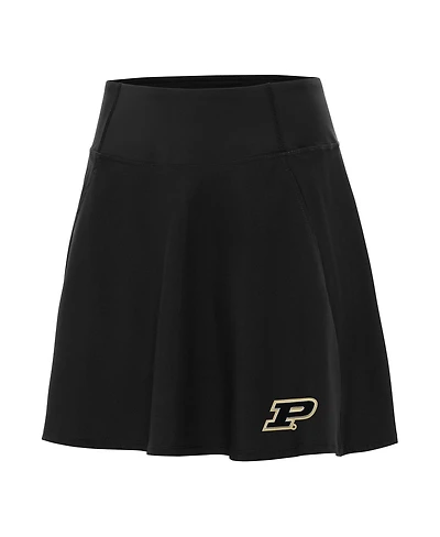 Antigua Women's Black Purdue Boilermakers Chip Skort