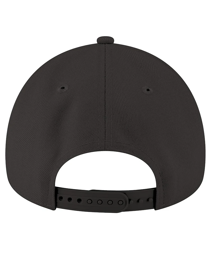 New Era Men's Eclipse Black Golden State Valkyries Core Logo A-Frame 9FORTY Adjustable Hat