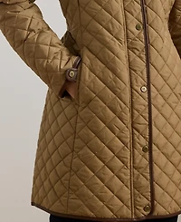Lauren Ralph Women's Hooded Quilted Coat