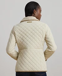 Lauren Ralph Lauren Women's Faux-Sherpa-Collar Quilted Coat