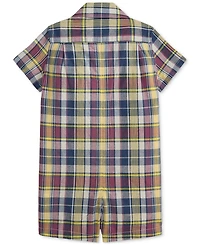 Polo Ralph Lauren Baby Boys Plaid Madras Shortalls