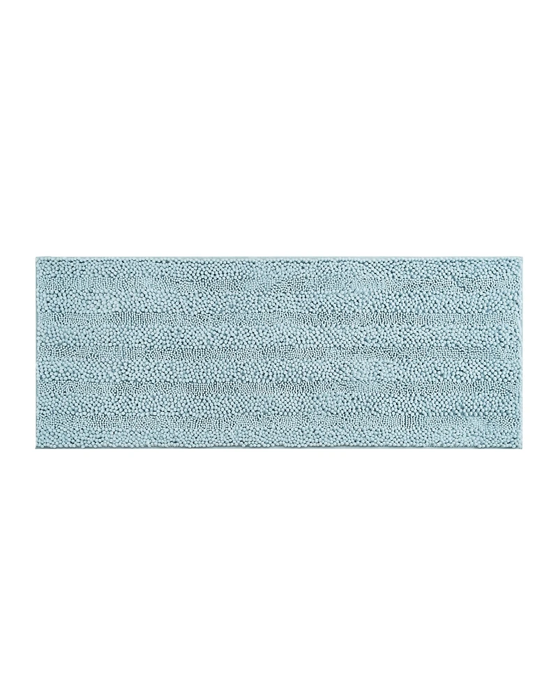 Laura Ashley Astor Chenille Bath Mat, 24" x 60"