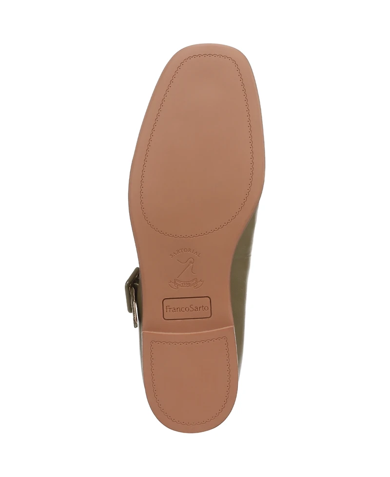 Franco Sarto Women's Kenley Round Toe Mary Jane Flats