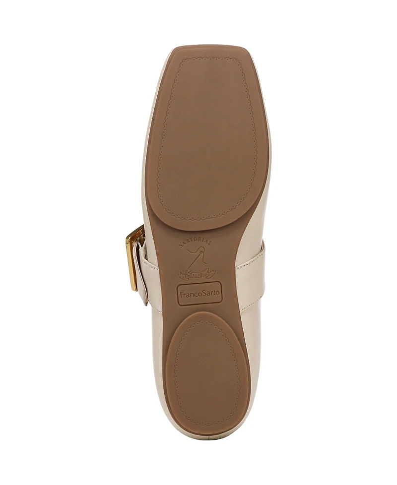 Franco Sarto Women's Oakes Square Toe Ballerina Flats