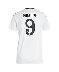 Adidas Women's Kylian Mbappe White Real Madrid 2024/25 Home Replica Player Jersey