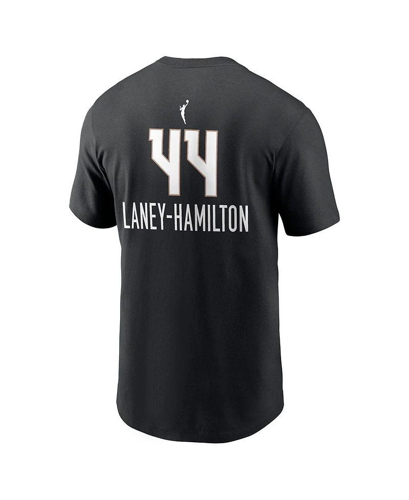 Nike Men's Betnijah Laney-Hamilton Black New York Liberty Explorer Edition Name Number T-Shirt