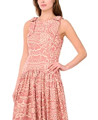 CeCe Women's Sleeveless High-Low Maxi Dress