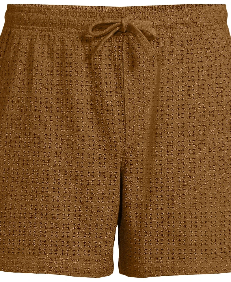 Lands' End Men's 5.5" Eyelet Easy Shorts - Set Bottom