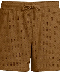 Lands' End Men's 5.5" Eyelet Easy Shorts - Set Bottom
