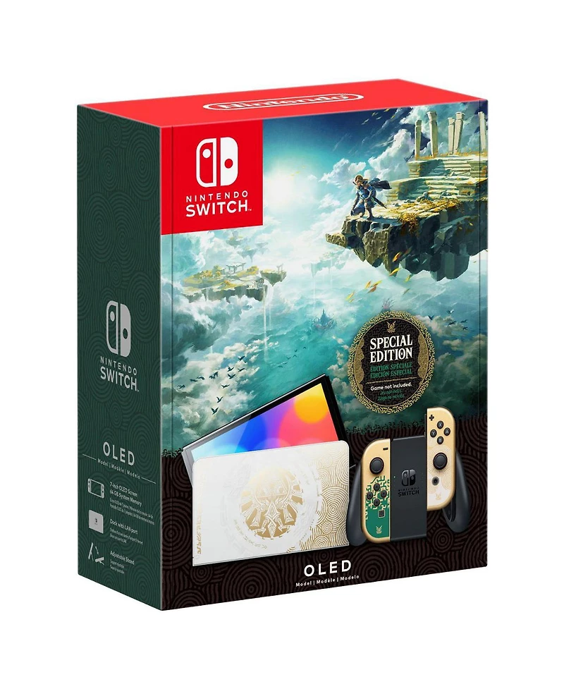 Nintendo Switch Oled Legend of Zelda: Tears of the Kingdom Edition with Mario vs. Donkey Kong