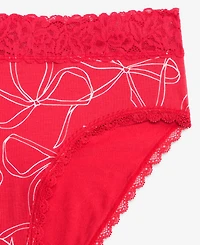 State of Day Women's Cotton Blend Lace-Trim Hipster Underwear, Created for Macy's